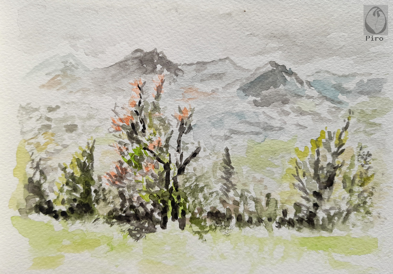 watercolours - acquerello di Piro